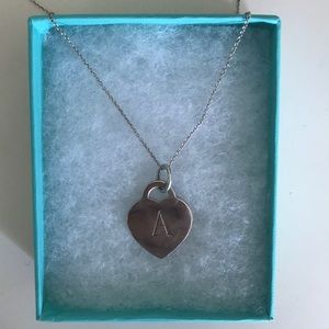 Tiffany & Co initial necklace